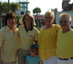 ccc, allison floyd and daughter, susan and donny trexler at plyer park in downtown myrtle beach